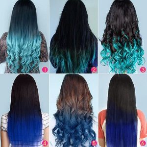 Blue Hairstyle Colour Replace Hair Colour To Daring Blue