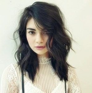 short black hair with highlights pictures